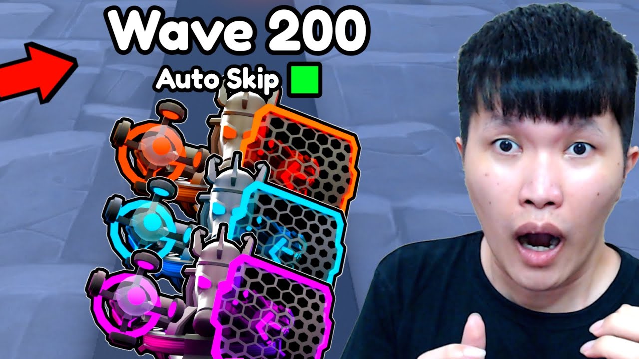AKU COBA KALAHKAN BOSS WAVE 200 DI TOILET TOWER DEFENSE ROBLOX