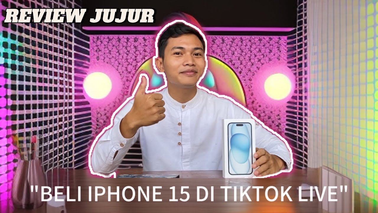 IPHONE 15 REVIEW BUY ON TIKTOK LIVE