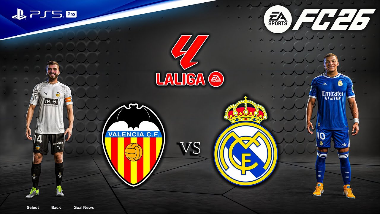 FC 26 - Valencia vs. Real Madrid - La liga 25/26 Full Match | PS5™ Pro [4K60]