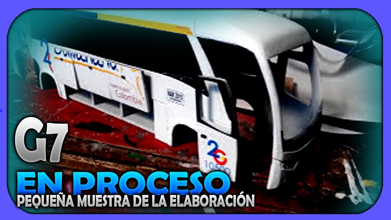 PROCESO  MAQUETA BUS MARCOPOLO G7 REPLI-CART