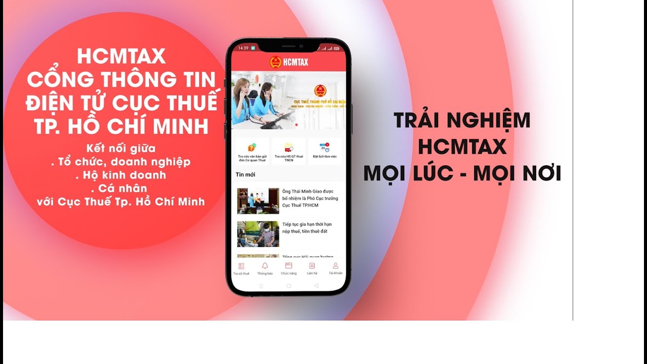 Cổng giao dịch điện tử HCMTax - TRẢI NGHIỆM MỌI L&Uacute;C MỌI NƠI