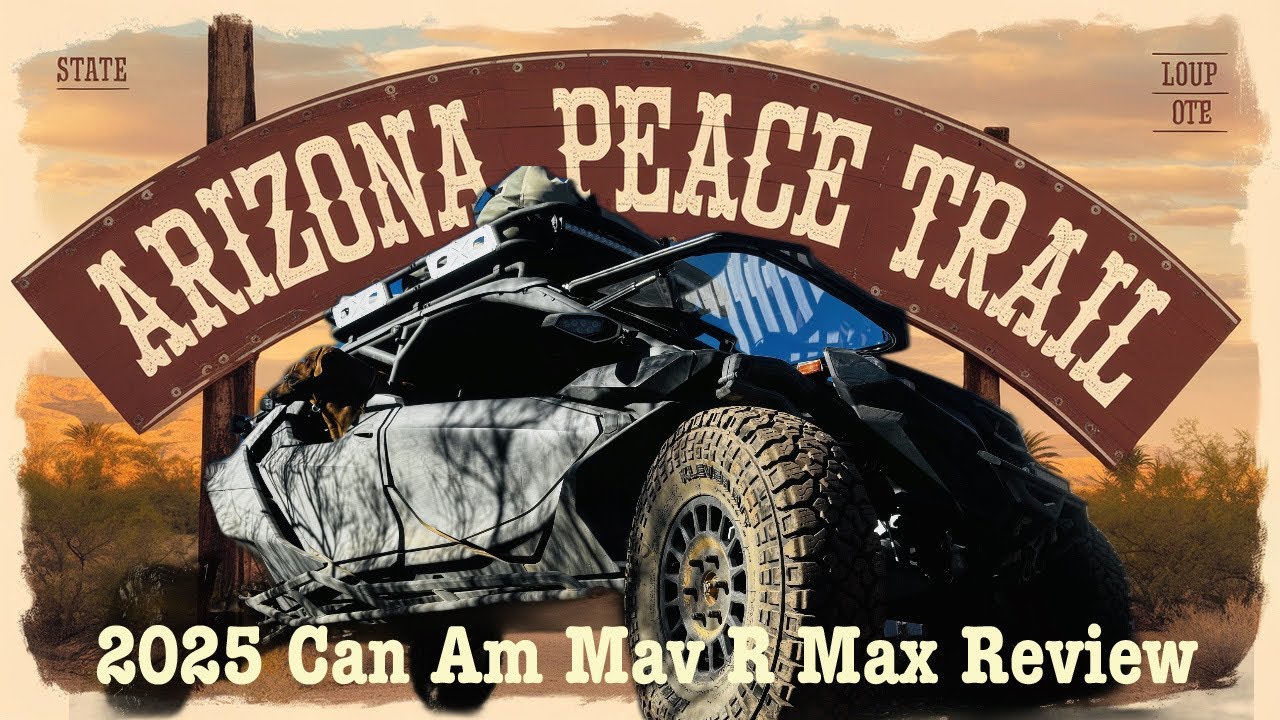 Can Am Mav R Max on the Arizona Peace Trail - a NEW kind of FAST!