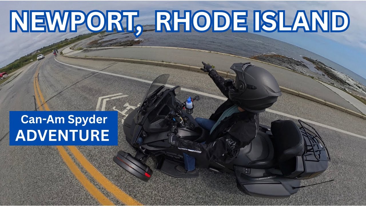 Newport, RI, on a Can-Am Spyder