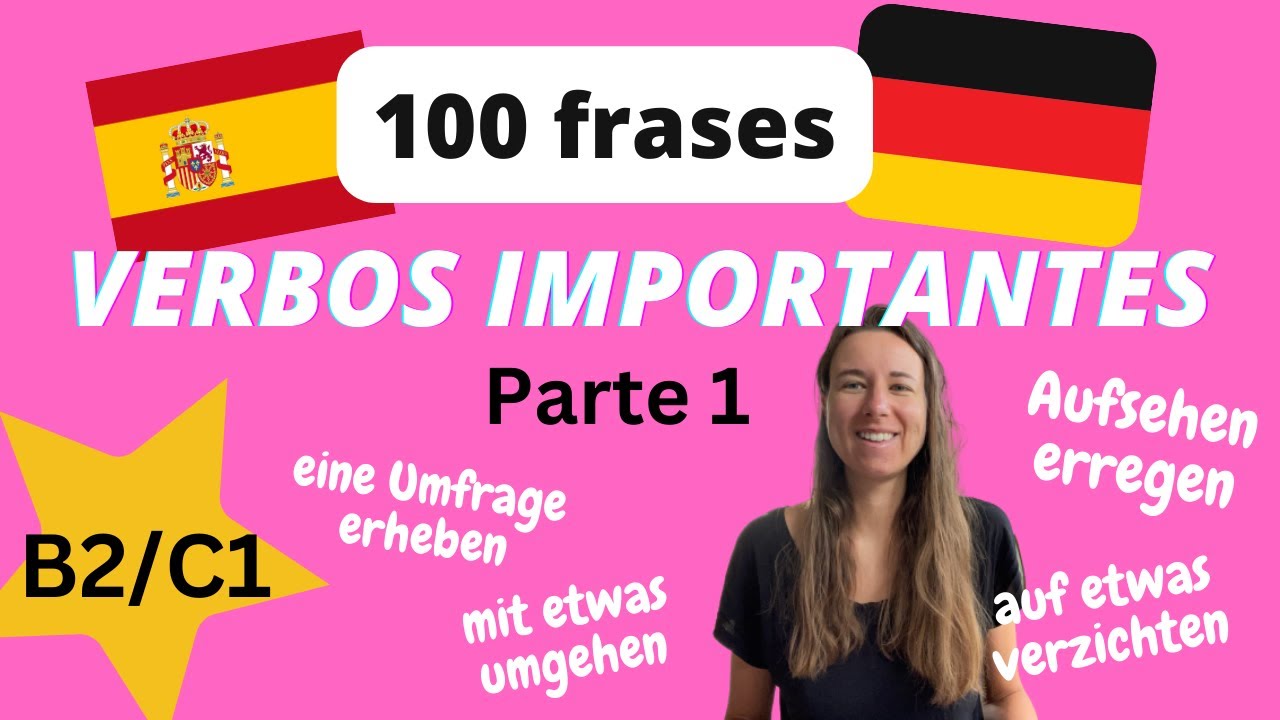B2/ C1 VERBOS IMPORTANTES (parte 1) en ALEMÁN | aprende mientras duermes Preparación examen avanzado