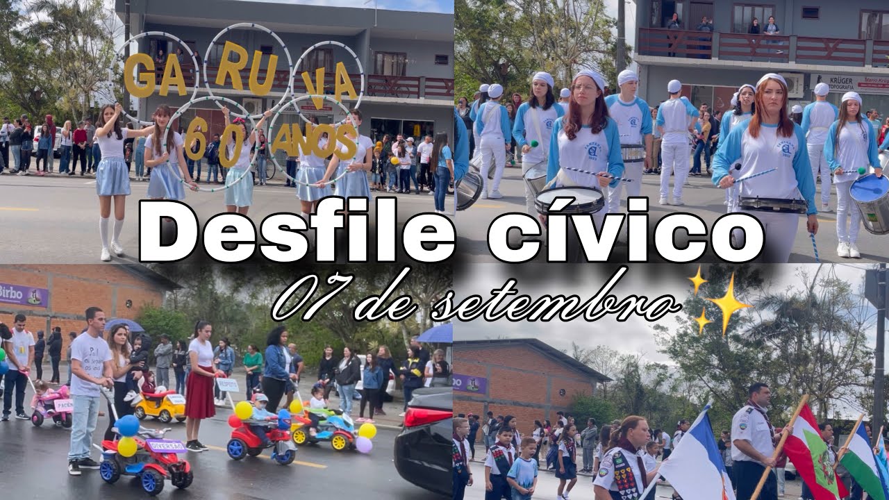 Desfile dia 07 de setembro em Garuva sc