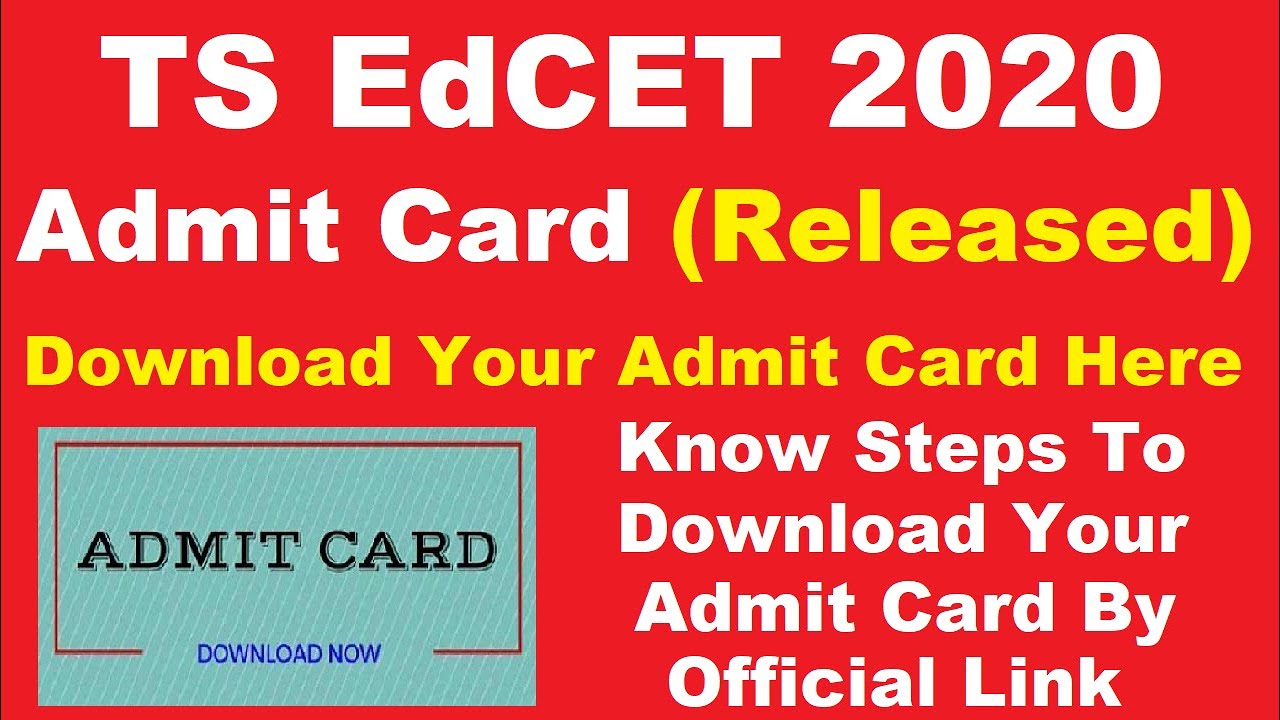 TS EdCET 2020 Rank Card (Released) - Know How To Check TS EdCET 2020 Result By Official Link