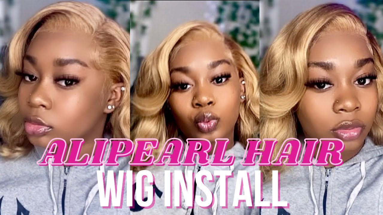 HONEY BLONDE BODY WAVE LACEFRONT WIG INSTALL🍯 | @AliPearlHair