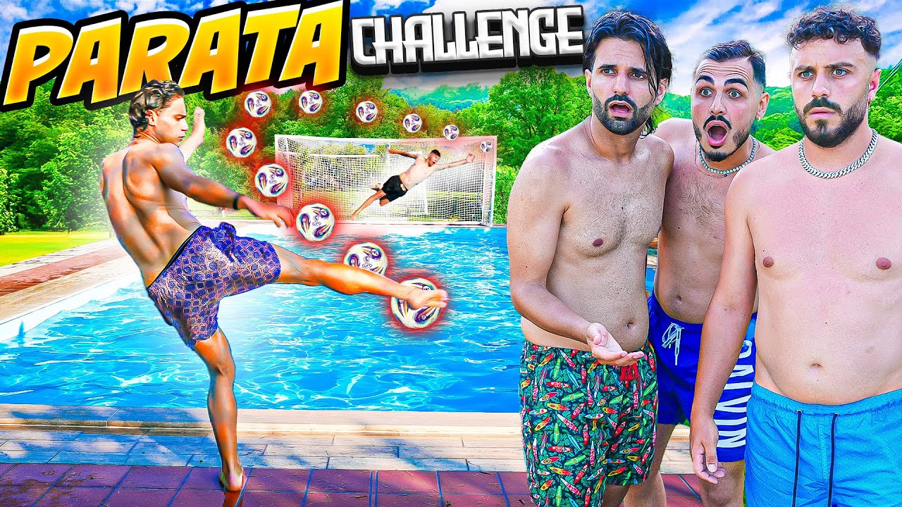 💦🧤 PARATA in PISCINA FOOTBALL CHALLENGE! ⚽