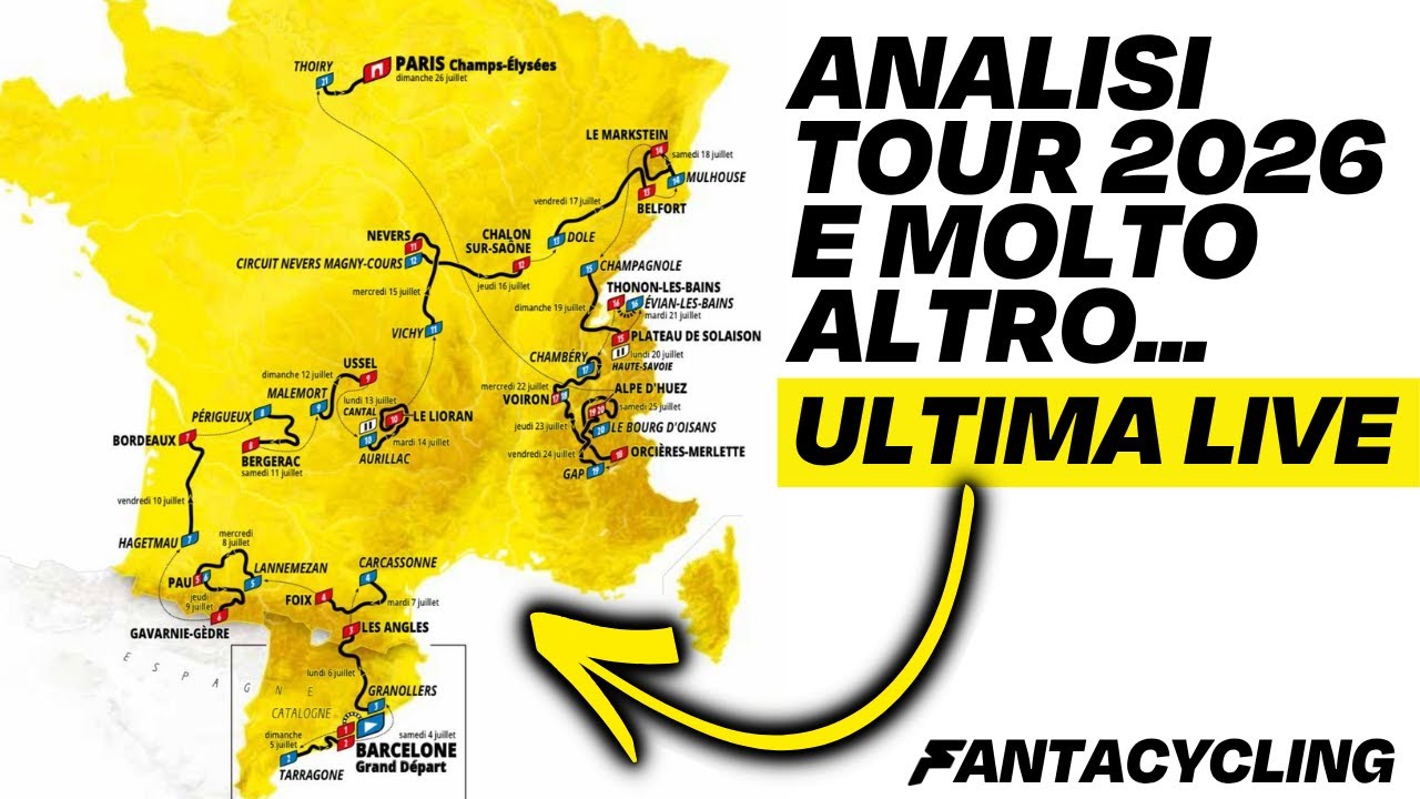 ANALISI TOUR de FRANCE 2026 - TOP E FLOP STAGIONE 2025 - LISTE DEL MULLAH 
