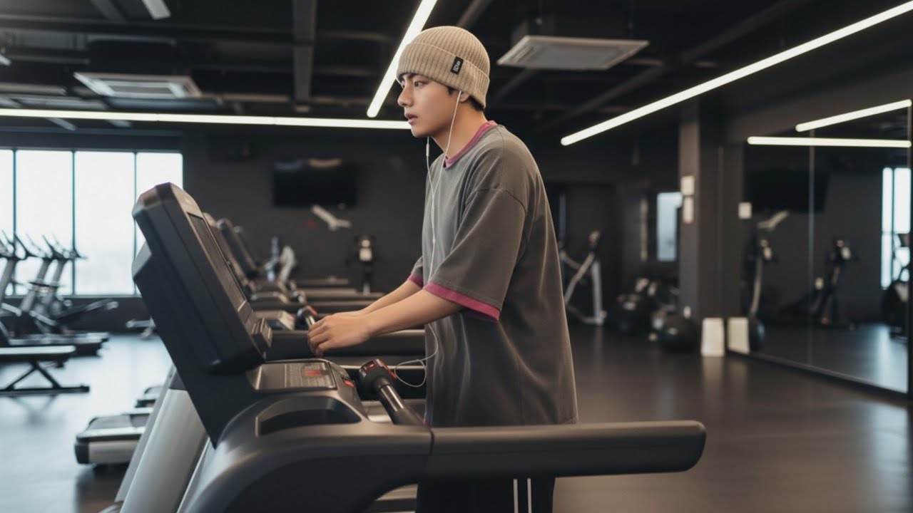 Фанаты ARMY в шоке! Тэхён бежал без остановки 1 час и 20 минут!