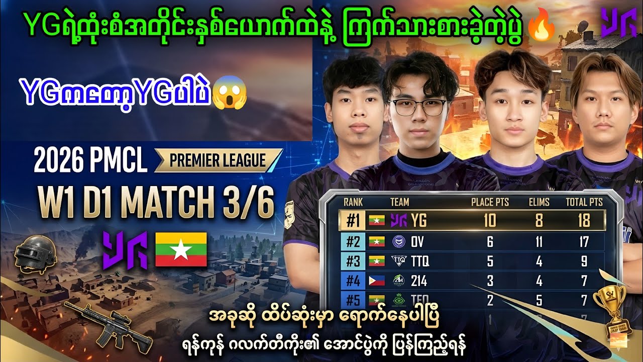 နောက်ဆုံးဇုန်မှာ မြန်မာသုံးသင်းရှယ်ကြုံးကြတဲ့ပွဲ🔥#pubgmobile #myanmar #yg #pubg #pubglover #dgrlevi