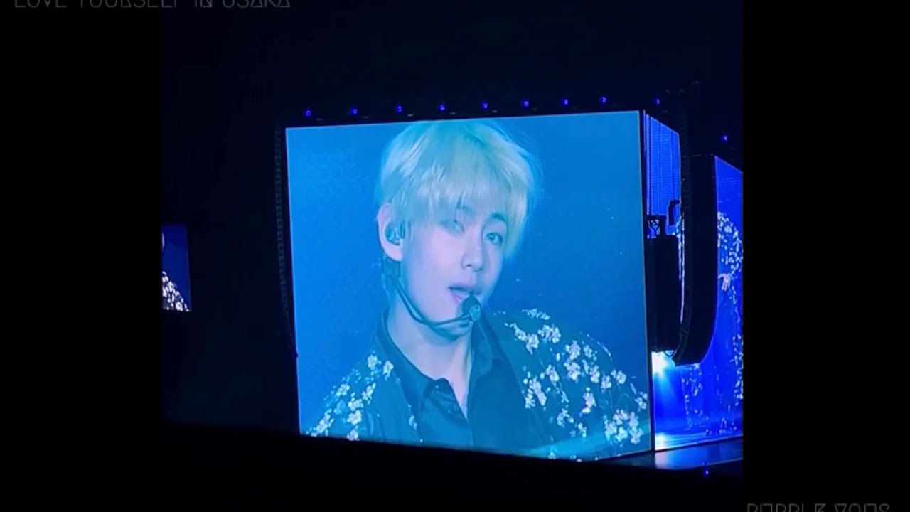 181123 BTS 방탄소년단 Singularity V 뷔 Focus @ LOVE YOURSELF IN OSAKA