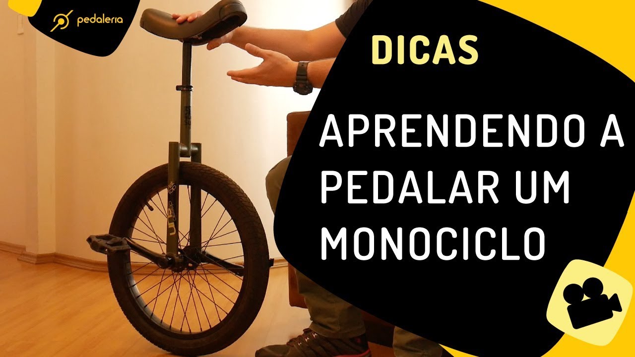 Como andar de monociclo. Pedaleria.