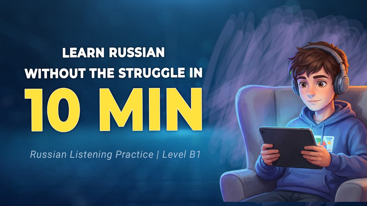 Learn Russian without the struggle in 10 min | Learn Russian language | Level A2-B1