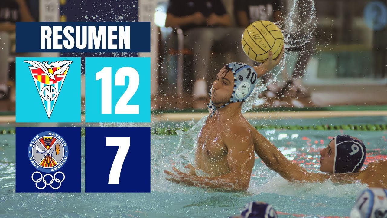 CN BARCELONA 12 - 7 CN SANT ANDREU I RESUMEN LEWATERPOLO DHM