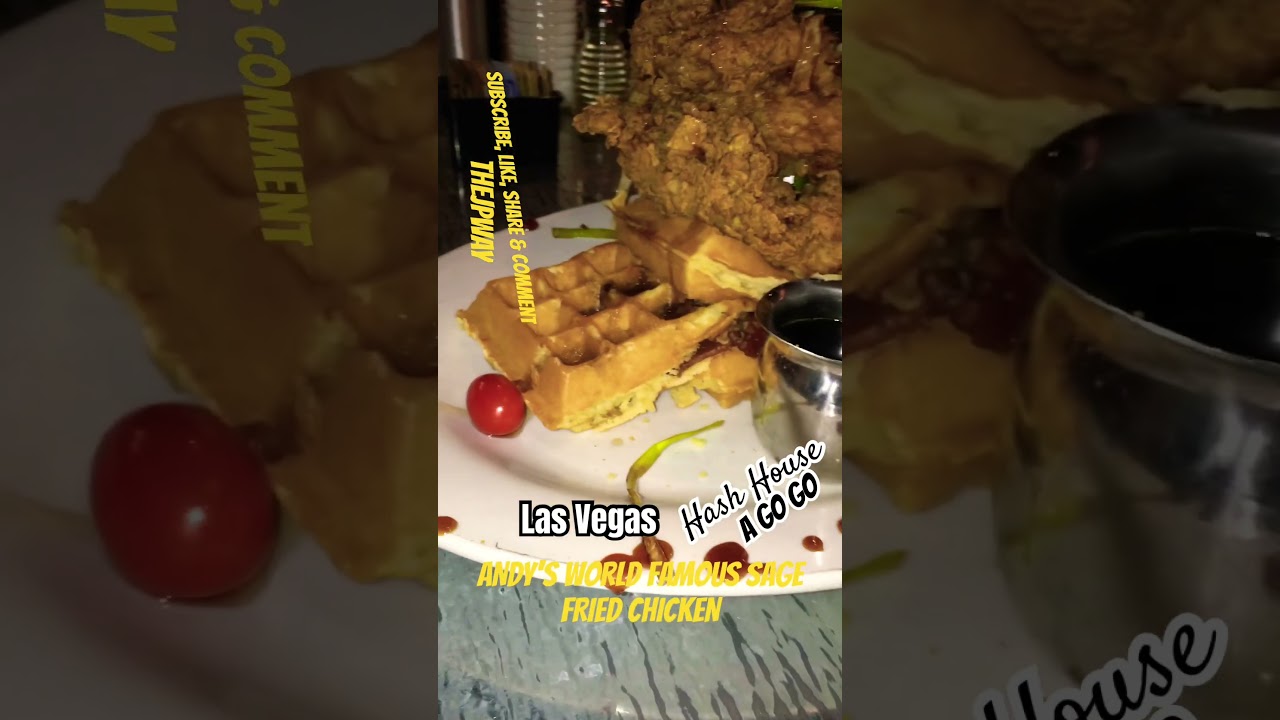 The Best Fried Chicken And Waffles Ever Hash House A Go Go Las Vegas Linq #thelinq #foodie #vegas