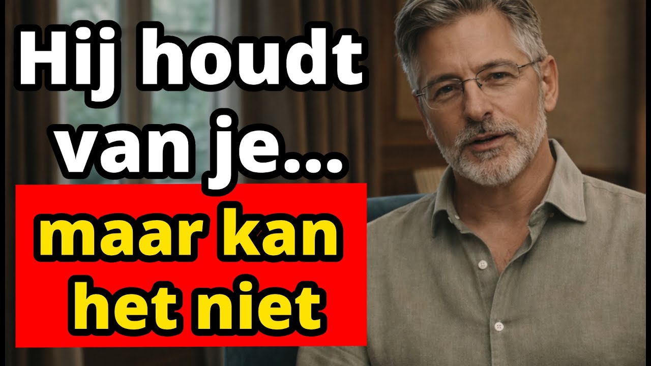 Deze man houdt diep van je, maar één ding houdt hem tegen