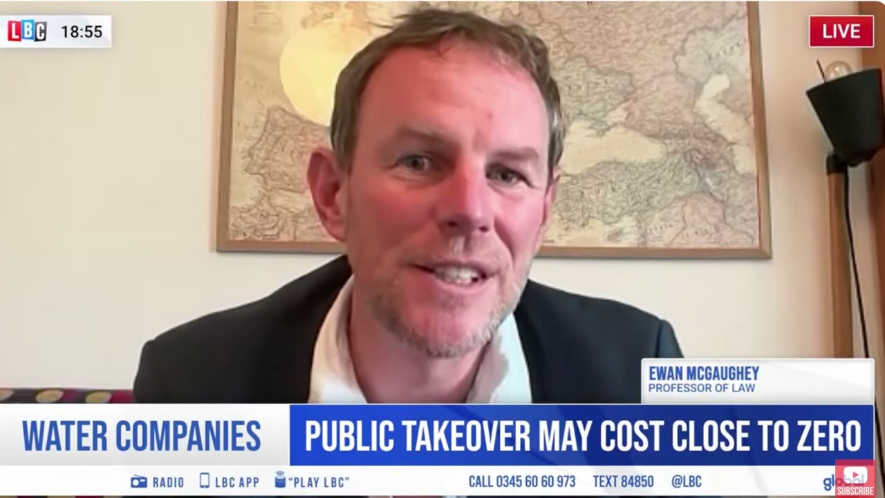 It would cost about £0 to make failed English water companies public, not £99bn as lobbyists say