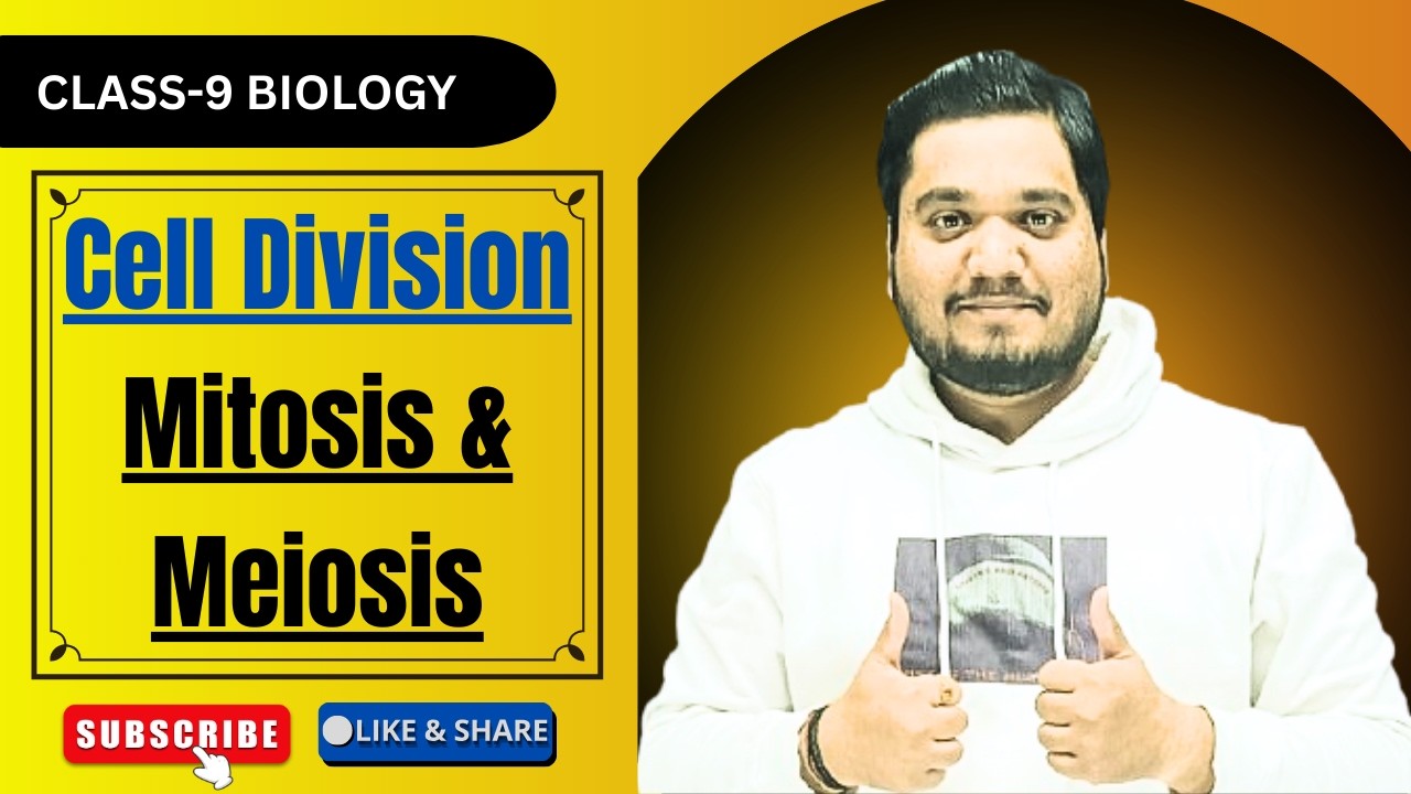 Cell Division (Mitosis & Meiosis) Explained | Class 9 Science | NCERT Cell Chapter | Exam Focus