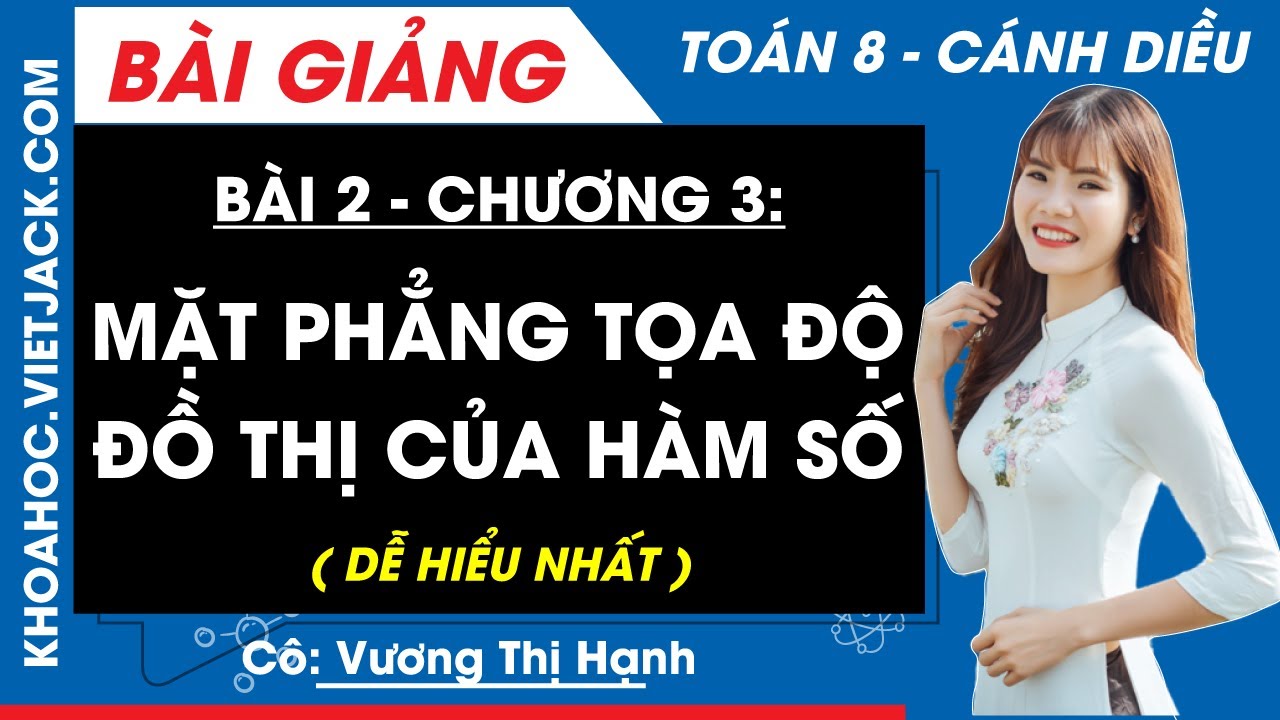 Mặt phẳng tọa độ. Đồ thị của hàm số | Bài 2 | Toán 8 - Cánh diều (DỄ HIỂU NHẤT)