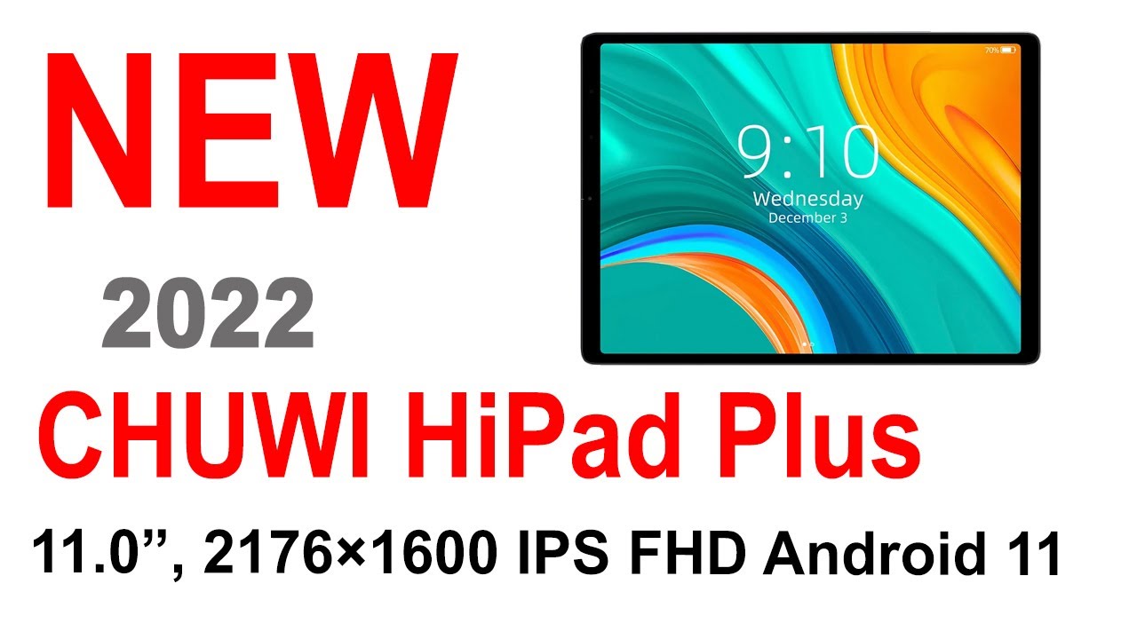 CHUWI HiPad Plus 8GB RAM 128GB ROM 11 Inch 2K Screen Android 11.0 Tablet  (link in the description)