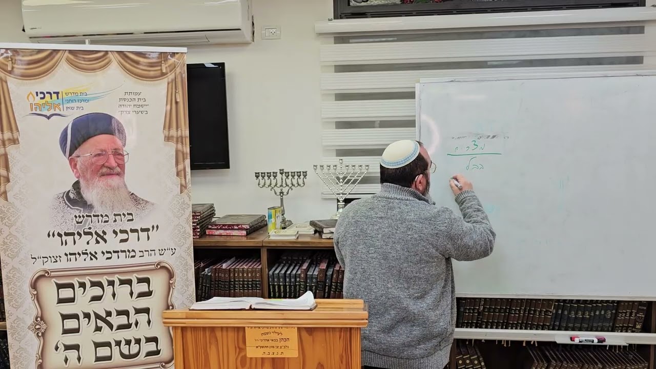 שיעורו של הרב שלמה אזואלוס באור החיים הקדוש - פרשת תצוה