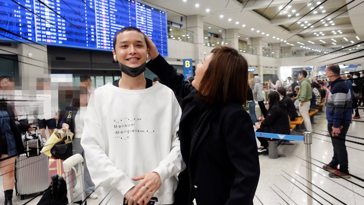 兄が坊主になって帰って来たらオンマが母性爆発したwww