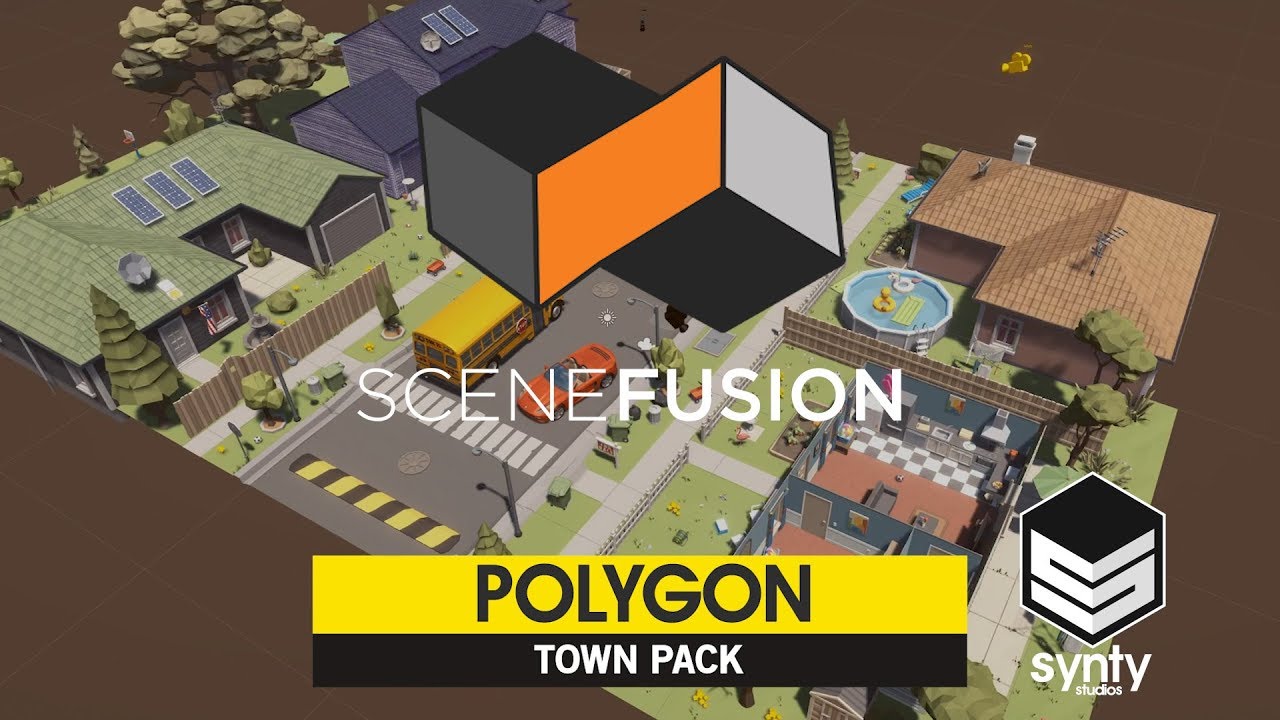 Synty Speed Build using  PolygonTown and Scene Fusion