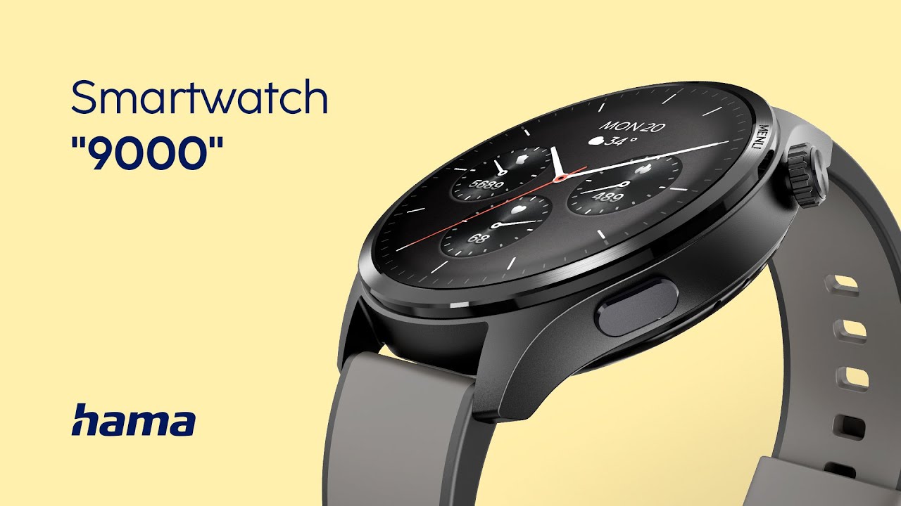 Hama “9000” Smart Watch, GPS, Music Memory, IP68
