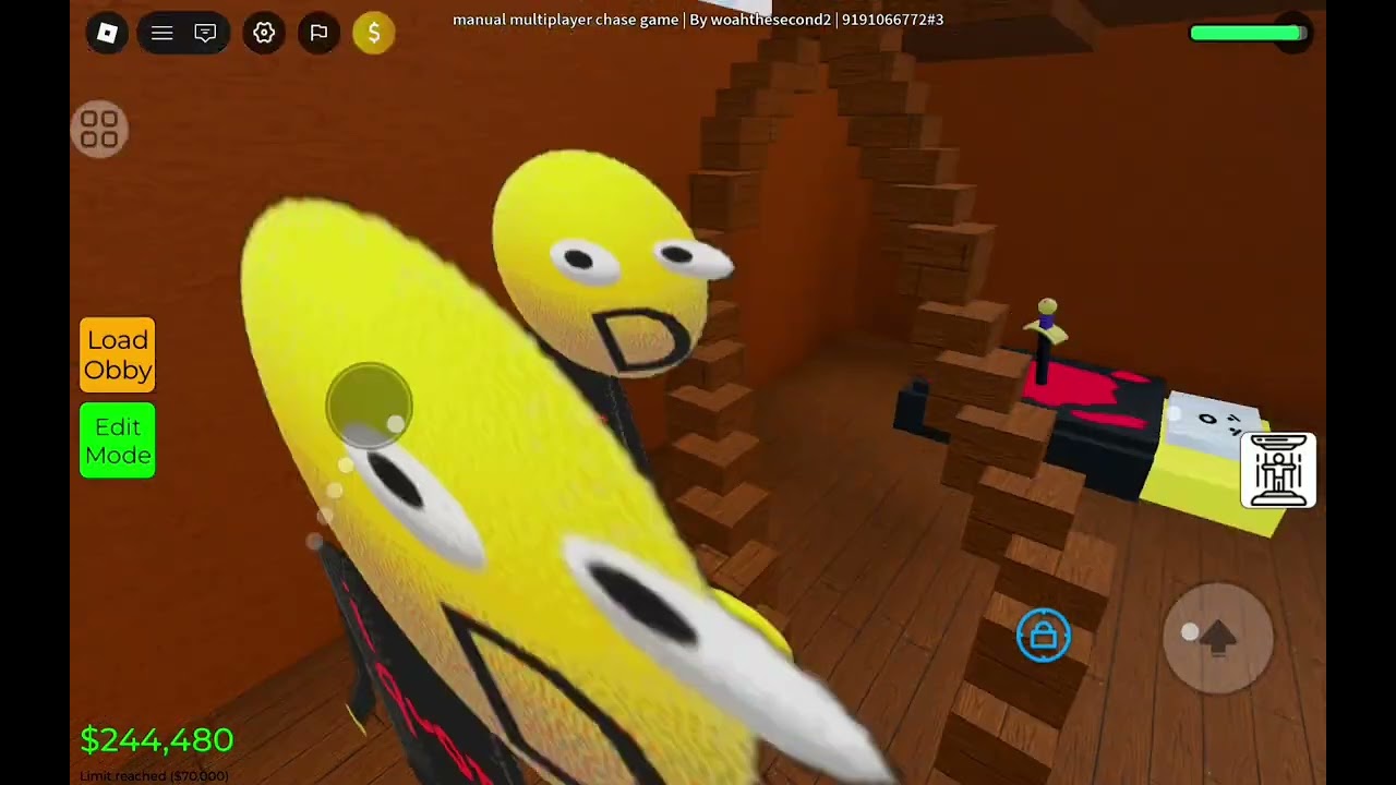 Playing with my friend [game name obby creator]  