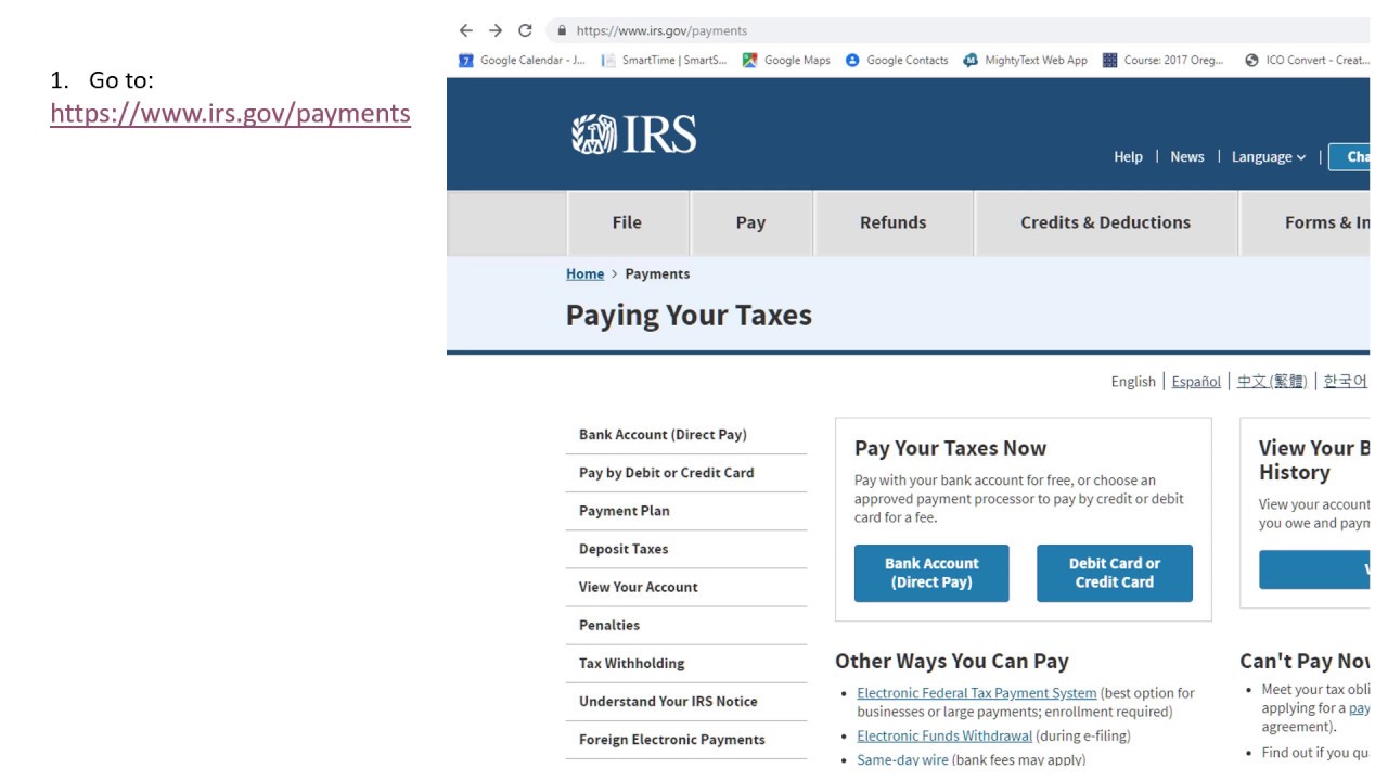 IRS Auto Payments