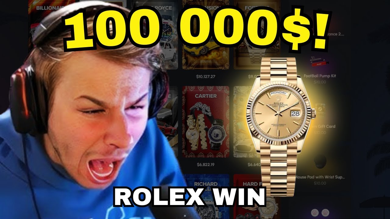 XPOSED WINS A ROLEX 🤯 | BIGGEST STREAMER CASE WINS | Yassuo, Xposed, Andypsx