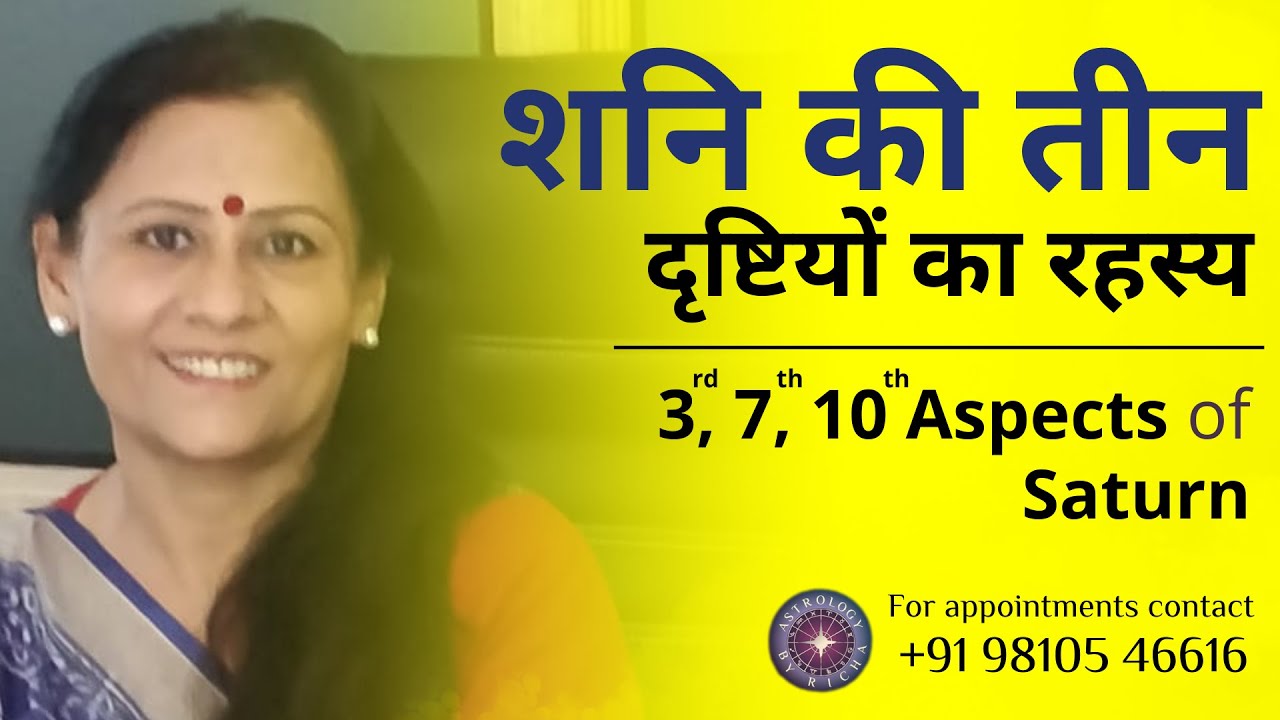 शनि की तीन दृष्टियों का रहस्य | Saturn’s 3rd, 7th, 10th aspect