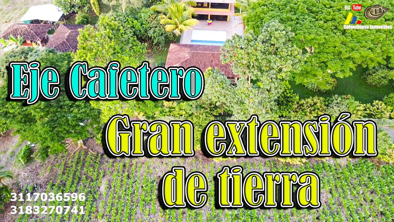 🍊💛FINCA PRODUCTIVA con 60.000 mt2 en el Eje Cafetero Colombia. 311703659 - 3183270741.
