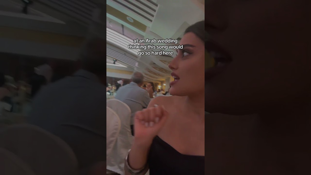 This Arab wedding is missing something…