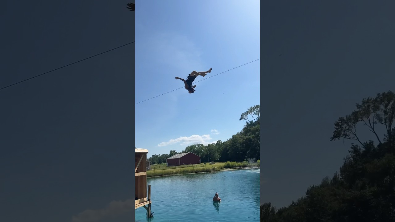 World biggest slip n slide jump FAIL!
