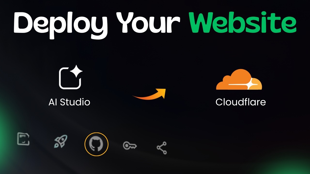 Создайте и разверните веб-сайт с использованием ИИ БЕСПЛАТНО | Google AI Studio + GitHub + Cloudf...