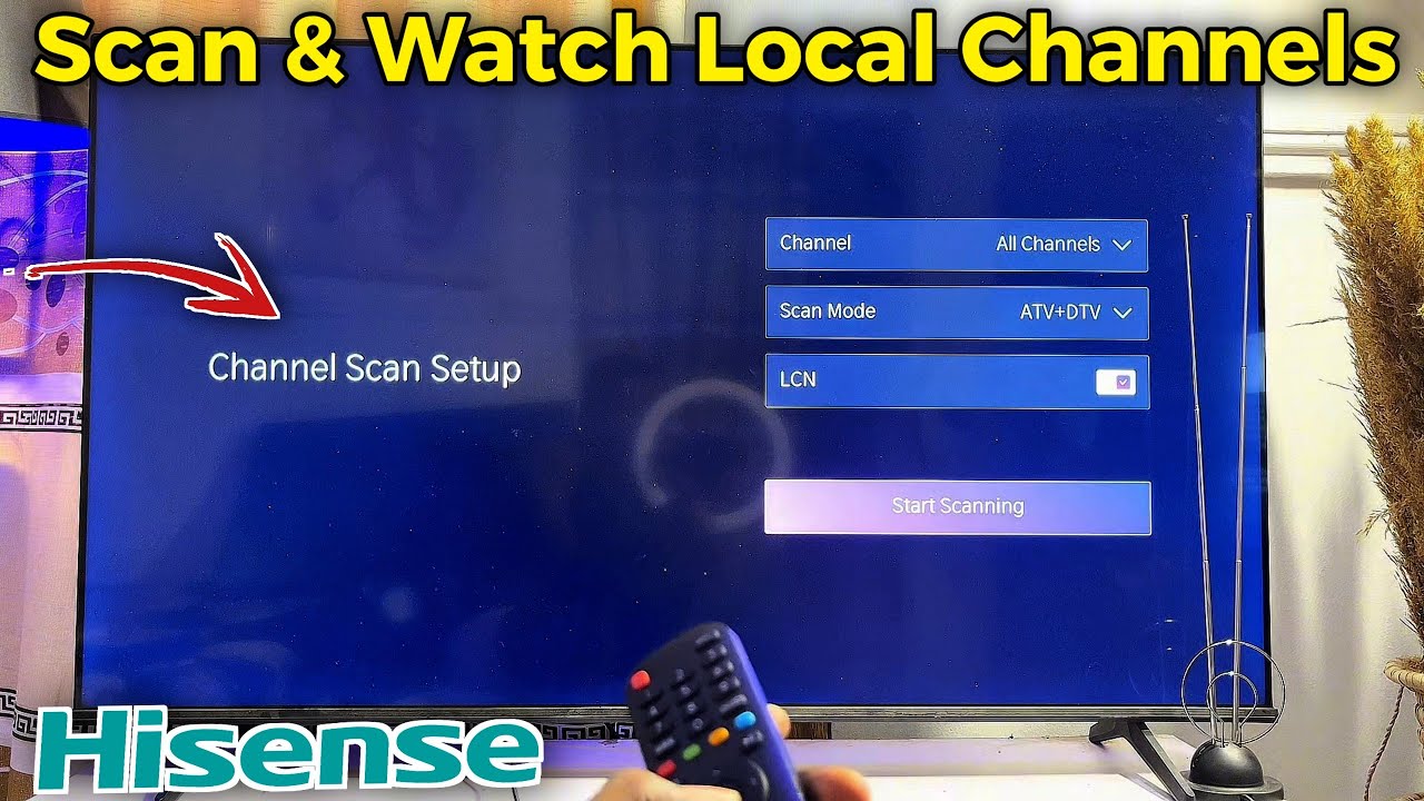 How To Get Local Channels On Hisense Vidaa Smart TV | Watch Live TV on Hisense TV