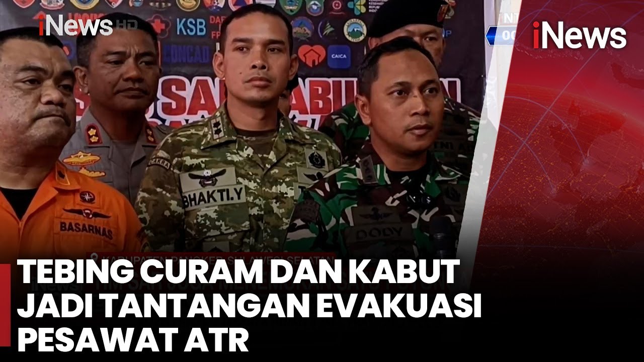 Tebing Curam dan Kabut Tebal Menghambat Evakuasi Pesawat ATR | iNews Room 22/1