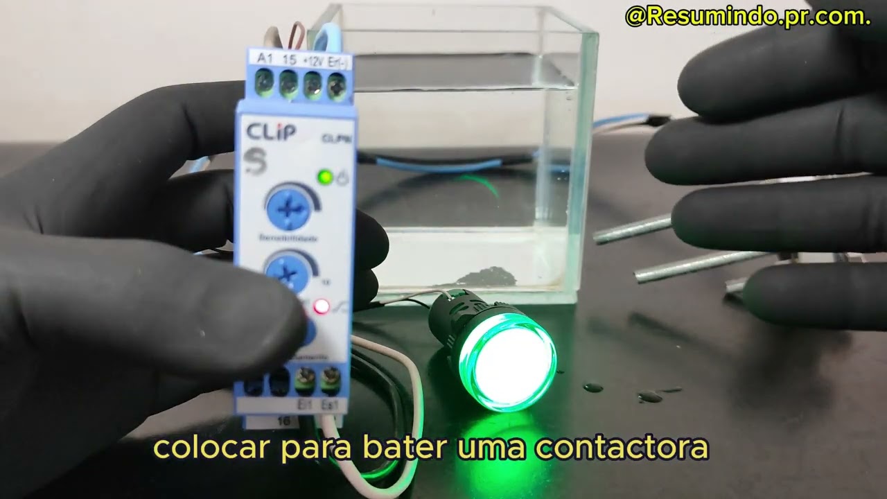 Como fazer a ligação do rele de nivel Clip