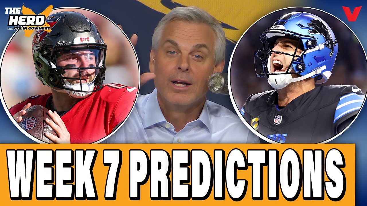 Colin Cowherd&rsquo;s NFL Week 7 Predictions: Bucs-Lions, Commanders-Cowboys | THE HERD Blazin' 5