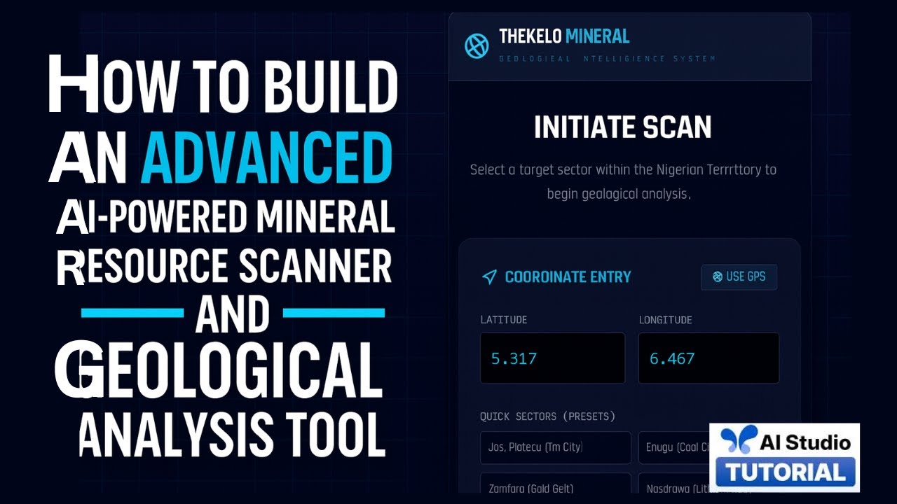 How to Build an Advanced AI Mineral Scanner App | Complete Geological Analysis Tool Tutorial