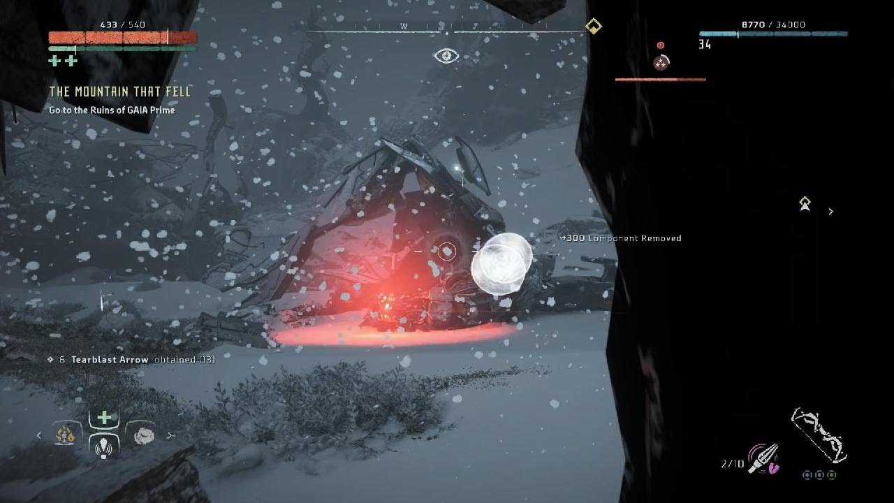The Mountain That Fell | Stormbird Encounter (third attempt) | Horizon Zero Dawn Remastered