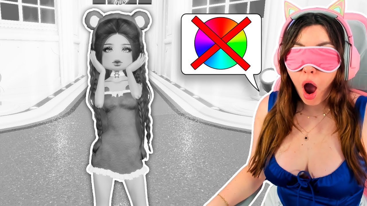 DRESS TO IMPRESS PERO NO PUEDES VER LOS COLORES ❌😱 Roblox