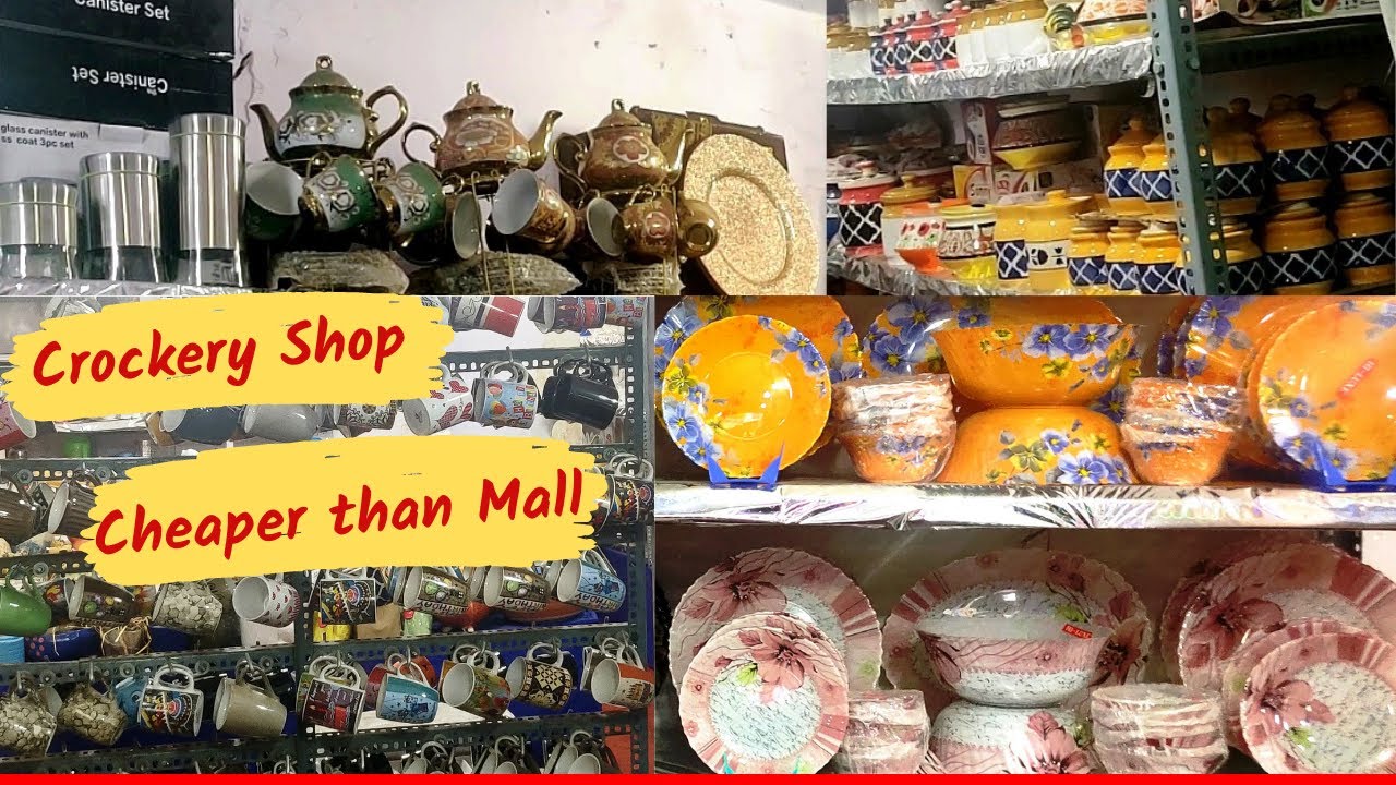Crockery Shop in Bangalore | Shivaji Nagar Bangalore shopping | wholesale crockery in shivaji nagar