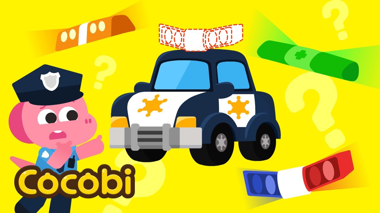 Tangkap Pencuri Sirene Mobil Polisi!🚓Lagu di Mana Sireneku? | Kompilasi Lagu Anak | Cocobi
