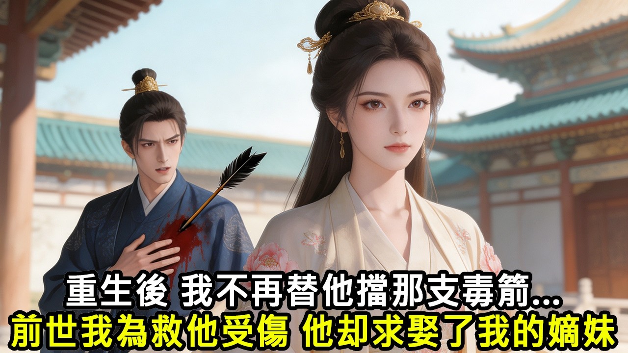 【重生爽文】重生後,我不再替他擋那支毒箭...前世為我救他受了傷，他說要對我好一輩子，結果卻求娶了我的嫡妹#小說 #重生 #古言 #爽文 #復仇 #逆襲小說 #完結 #有聲小說 #有聲書 #古風