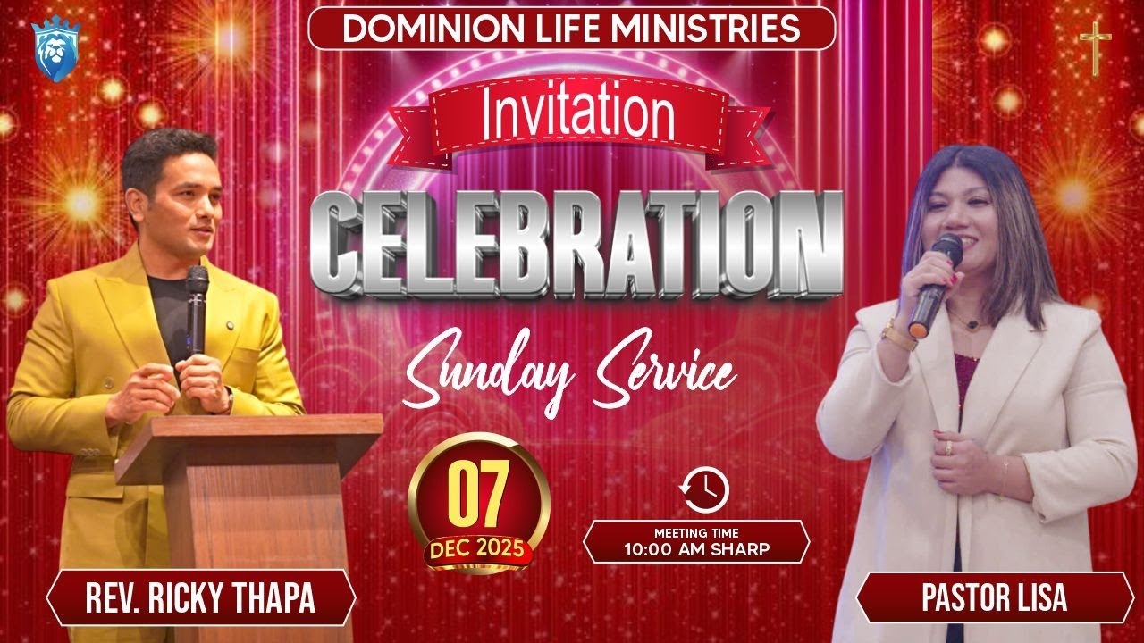 🔴Celebration Sunday Service In Hindi \\ By Dr. Ricky Thapa & Pastor Lisa Thapa