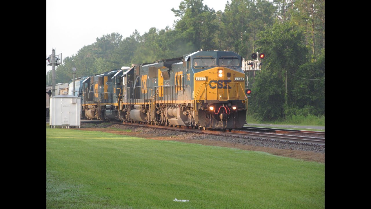 [HD] Railfanning Folkston, GA - Friday July 5, 2013 Part 1