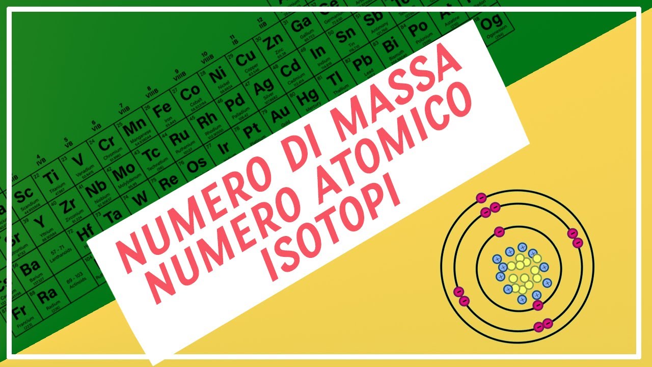 Numero di massa, numero atomico ed isotopi | Pillole di Scienza